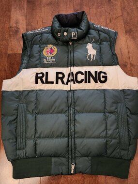 Ralph Lauren men's 2011 Great Britain RL Racing vest in size large men's